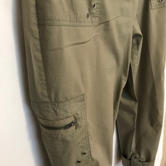 chicos cargo crop pants
